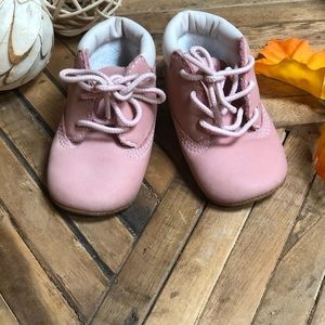 Like New Pink Timberland Baby Girl Boots Size 2